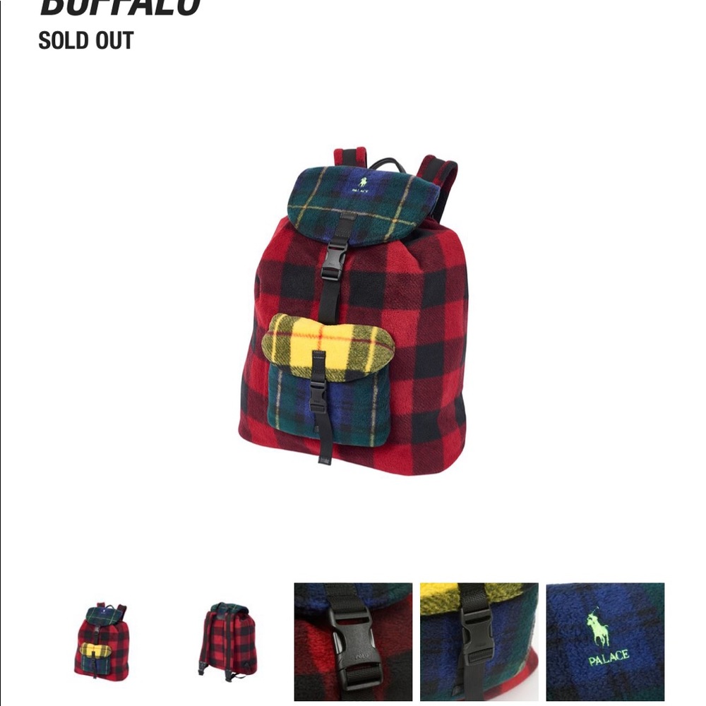 Ralph Lauren v Palace Fleece backpack